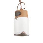 Hengelampe C1620, keramikk og metall, hvit