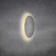 Escale Blade LED-vegglampe, betongutseende Ø 24 cm