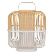 Forestier Bamboo Square M bordlampe i hvit