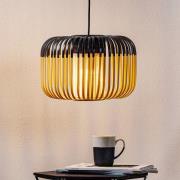 Forestier Bamboo Light S pendellampe, 35 cm, svart