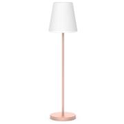 Newgarden Lola Slim 180 solcellegulvlampe i rosa gull