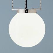 Brandts taklampe i Bauhaus-stil nikkel 40 cm