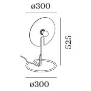 WEVER &amp; DUCRÉ Mirro bordlampe 1.0 svart/gull