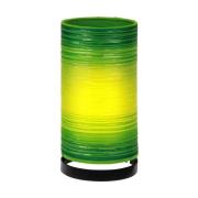 Bordlampe Julie viklet inn med tråder, grønn