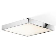 Decor Walther Cut LED-taklampe, krom, 40x40cm