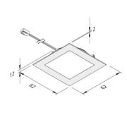 LED-møbelbelysning FAQ 58 stål 5 stk 3W 4 000 K