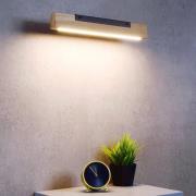 Madera LED-vegglampe, stråler nedover, eiketre