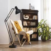 Ideal Lux Wally gulvlampe med leddarm, svart