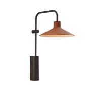 Bover Platet A02 LED-vegglampe bryter terrakotta