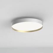 LOOM DESIGN LED-taklampe Lucia, hvit/gullfarget Ø 60 cm