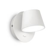 Ideal Lux Gim LED-vegglampe justerbart hode hvit