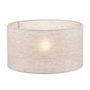 Lampeskjerm Roller, grå, Ø 40 cm, høyde 22 cm