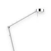 Slank LED-gulvlampe Elegance, 3 dreieledd, krom