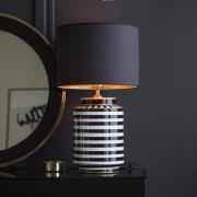 PR Hjem Gatsby bordlampe Ø 30cm keramikk/tekstil