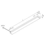 LED underskapsbelysning Top-Stick FMK, 3000K, 60 cm