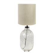 PR Home Groove bordlampe Ø 40 cm glass/naturlin