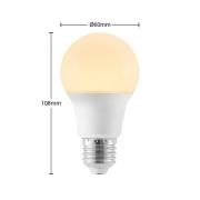 LED-pære E27 A60 4,9W 3 000 K opal 10 stk