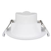 Prios LED-innbyggingslampe Rida, sett med 10 stk, hvit, 15 cm, CCT, IP...