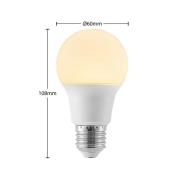 LED-pære E27 A60 8W 3 000 K opal 3 stk