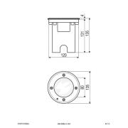 EVN Pentola LED-bakkespot rund antrasitt