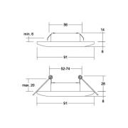 BRUMBERG Adapt innfelt LED-downlight hvit