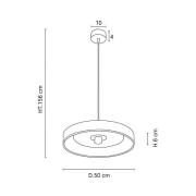 MARKET SET Portinatx pendellampe Ø 50 cm hvit