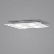 Helestra Nomi LED-taklampe 38x38cm dim hvit