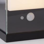 Utendørs LED-vegglampe med solenergi 67419BK