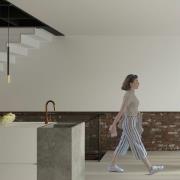 Euluna Thalassa hengelampe 1 lyskilde G9 svart/gull