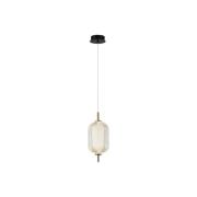 Pellucid LED pendellampe, bronsefarget/klar