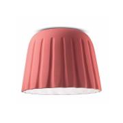 Taklampe Madame Gres i keramikk, høyde 29 cm, rosa