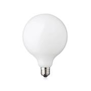 LED-pære Globe, E27, Ø 12,5 cm, matt, 5 W, 2 200 K