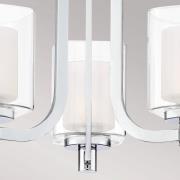 Kolt IP44-taklampe med doble glassskjermer