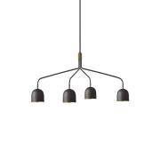 GUBI Lysekrone Howard 4-lys 134x103 cm gunmetal