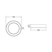 BRUMBERG Biro Circle Ring, Ø 60 cm, Casambi, hvit, 840