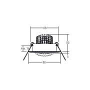 BRUMBERG Spot BB13 dim2warm RC-dim tilkoblingsboks, svart