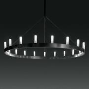 Imponerende lysekrone Chandelier, svart