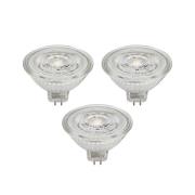 Prios LED-reflektor GU5.3 4.3W 345lm 36° klar 840 sett med 3 stk