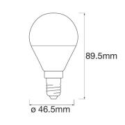 LEDVANCE SMART+ WiFi E14 5W dråpepære RGBW 3-er