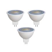 Prios LED-reflektor GU5.3 7.5W 621lm 36° hvit 830 sett med 3 stk