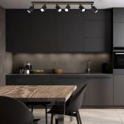 Envostar Tino Downlight 6 lyskilder svart/tre