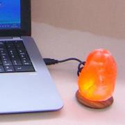 LED-saltlampe Compus med USB for datamaskin&Laptop
