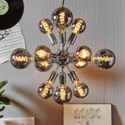 LED-globepære E27 2W G125 Decoled Spiral Smoke