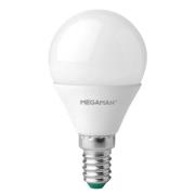 LED-pære E14 dråpe 4,9W, opal, universalhvit