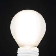 LED-lyspære E14 G45, matt, 6W, 2700 K, 720 lm, dimbar