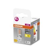 OSRAM Base PIN LED-stiftpære G9 2,6W 320lm 5stk