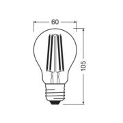 OSRAM LED Classic, glødetråd, E27, 2,2 W, 470 lm, 4000 K