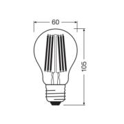 OSRAM LED Classic, glødetråd, E27, 7,2 W, 1 521 lm, 4 000 K