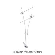 Paulmann Comet enkelspot for vaiersystem, krom