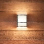 Philips Python utendørs LED-vegglampe i stål